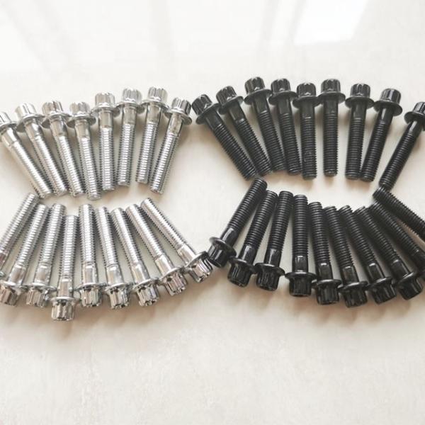 Universal Split Rim Steel Bolts M7 x 32mm for BBS Wheels High Tensile Chrome Plated