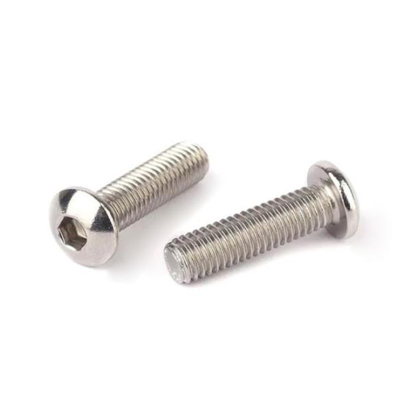 ISO7380 Stainless Steel M3 M4 Torx With Pin Button Head Hex Drive Screws