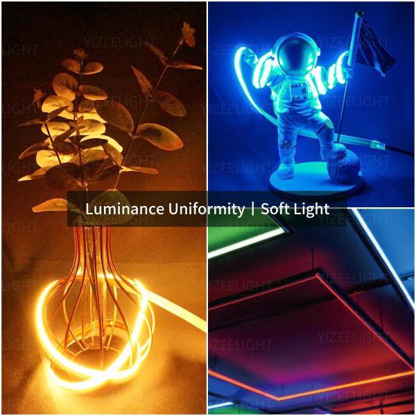 10mm 24V RGB COB LED Strip Dot Free Led Tape Lights Indoor Outdoor Decoration