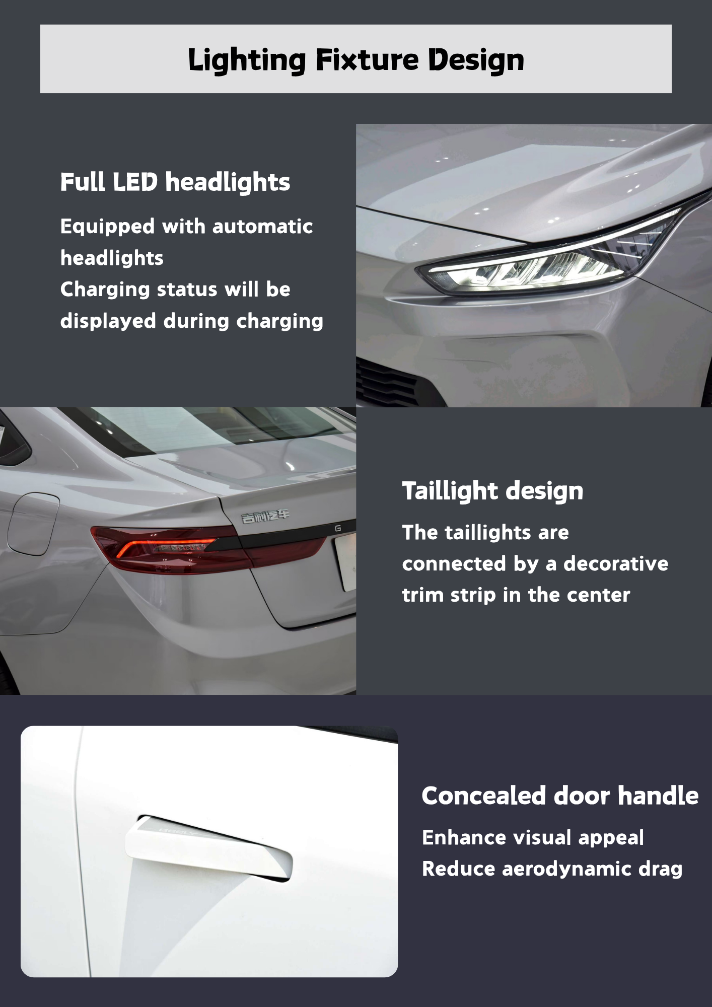 New Geely Geometry a 2024 410km Series Remote Pure Electric New Energy Vehicle
