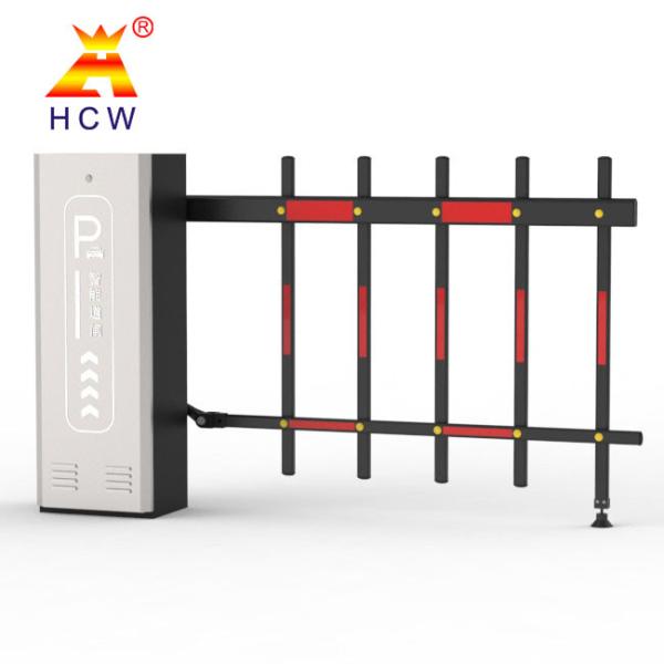 2 puertas 50/60HZ del brazo de la elevación de la seguridad de la puerta del auge del aparcamiento de Arm Aluminium Alloy de la cerca