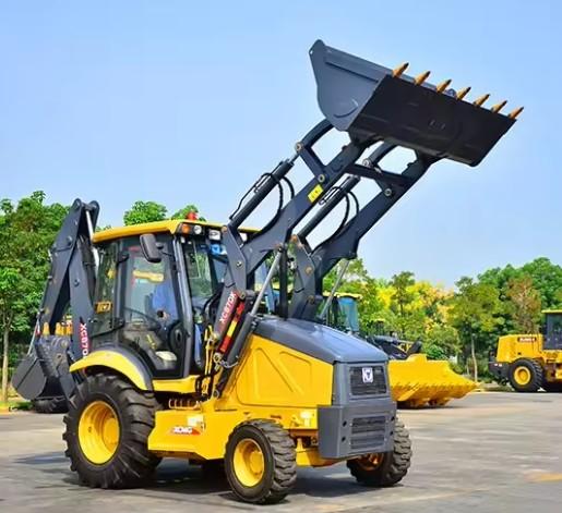 XCMG XC870K 2.5Ton Usado Mini Backhoe Loader Economia de Energia Alta Força