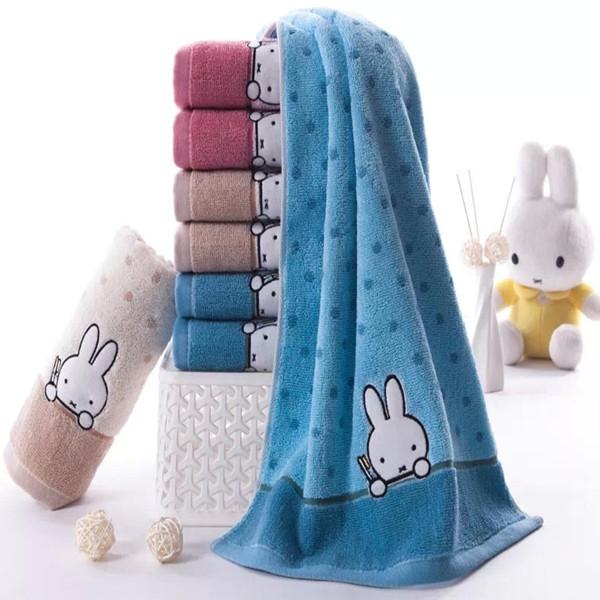 74*36cm 100% cotton cartoon MIFFY soft  care breathable face towel and hand towel