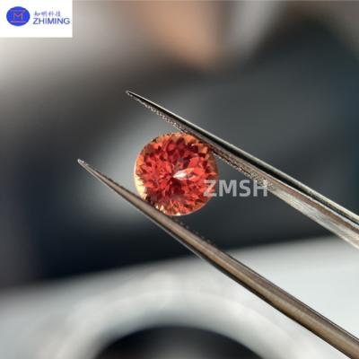 Saphir Padparadscha Cultivé en Laboratoire pour la Joaillerie et les Biens de Luxe