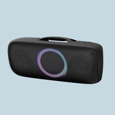 Marcagem com ferro quente feita sob encomenda do orador V5.0 EDR de Bluetooth da luz do diodo emissor de luz do ritmo do RGB