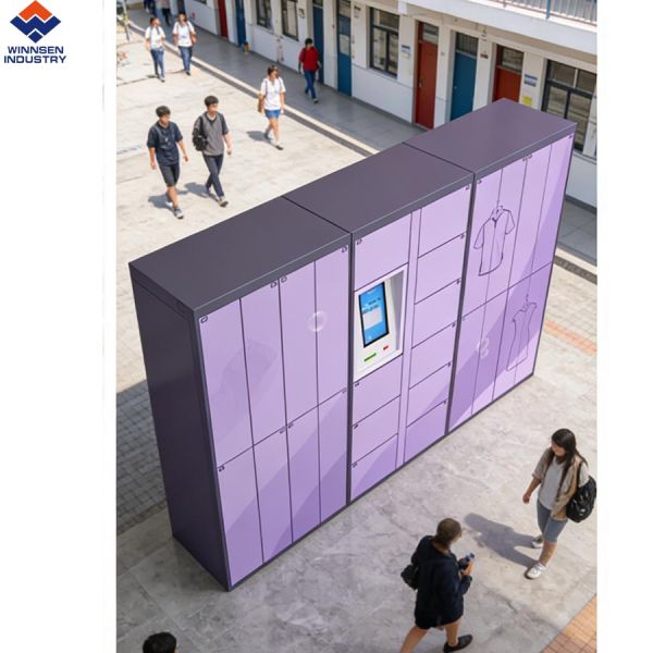 Winnsen Smart Outdoor Laundry Locker 24/7 Self-Service with WiFi & APP Control and API Integration