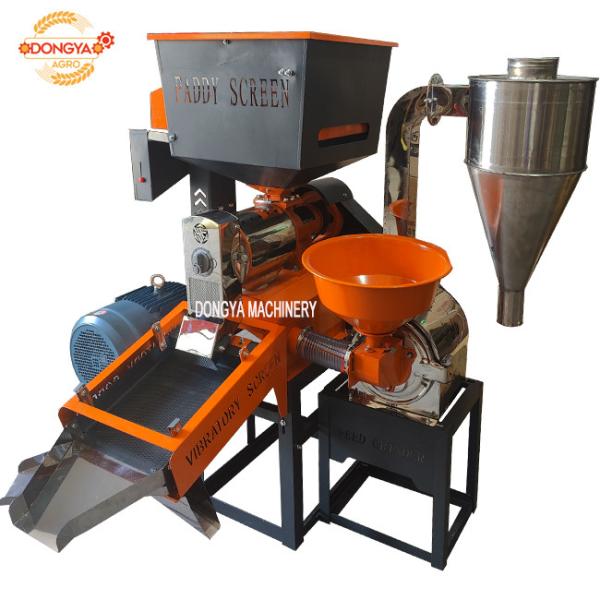 yifeng Agro Stainless Steel Combined Commercial Rice Mill Machine 650KG Per Hour