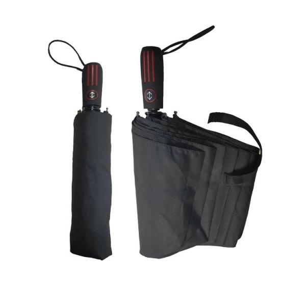 guarda-chuva de dobramento do pongee 190T 3 de 102cm adultos para o curso