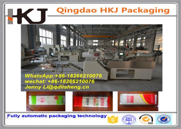 M- Shape Bags Pasta / Noodles Packing Machine With Filling And Sealing Function