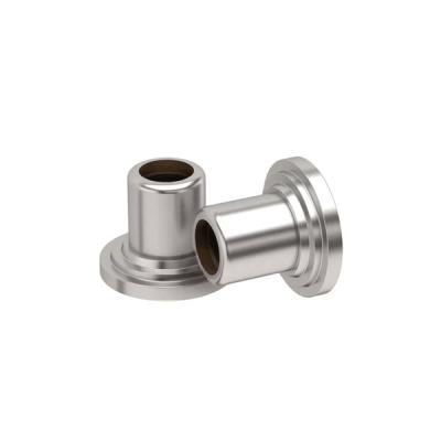 Manga de bucha de flange de aço inoxidável para peças de torneamento CNC de microusinagem