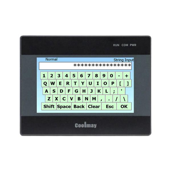 Coolmay 4.3 1つの65536本来の性格タッチ画面RS232/RS485の港のHMI PLCすべて