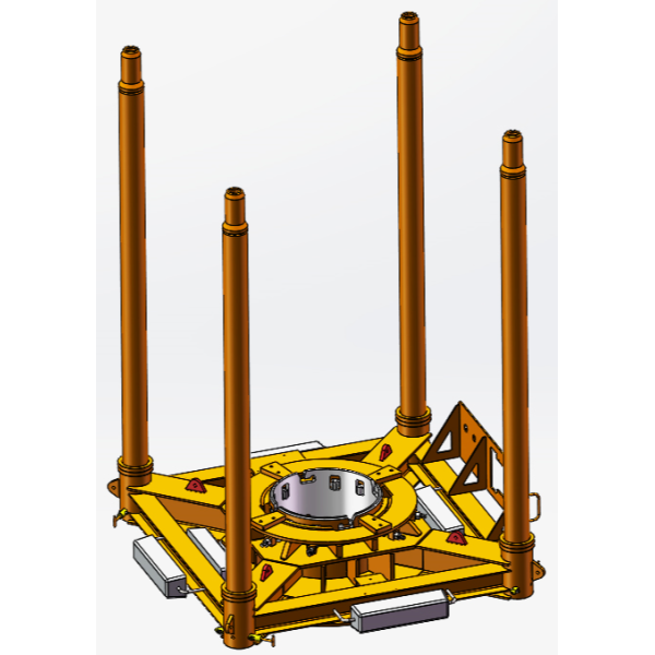 API 17D Frame Underwater Subsea Guide Base Long Lasting Corrosion Resistant