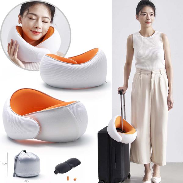 Customized SN-FC713 Travel Neck Pillow with Improved Side Support and No Neck Pain