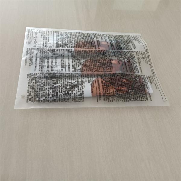 Transparent Suffocation Warning Polybag for OEM Service Accepted PET/PE CPP Packaging