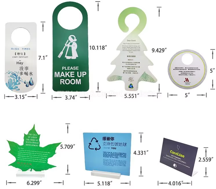 Pvc Plastic Sign Board Tag Cut Shape Custom Logo Printing Blank Warning Advertising