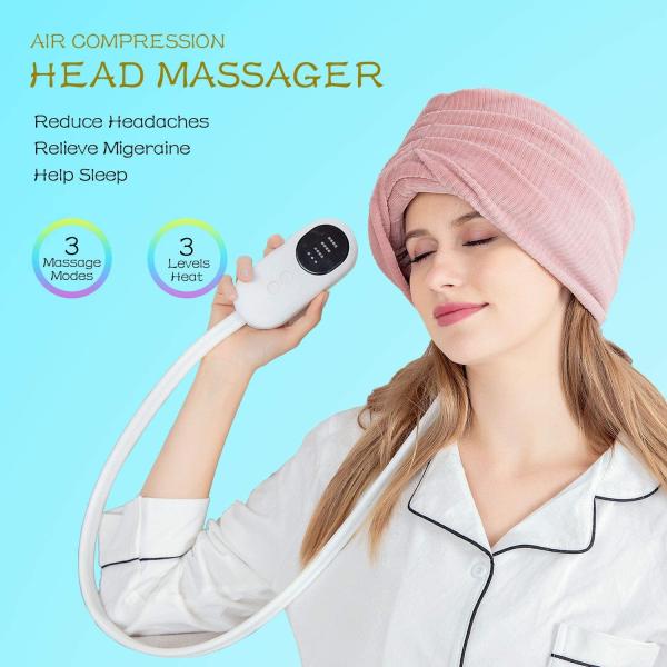 Головная боль Massager воздушного давления электрическая главная разрешая 1200mAh