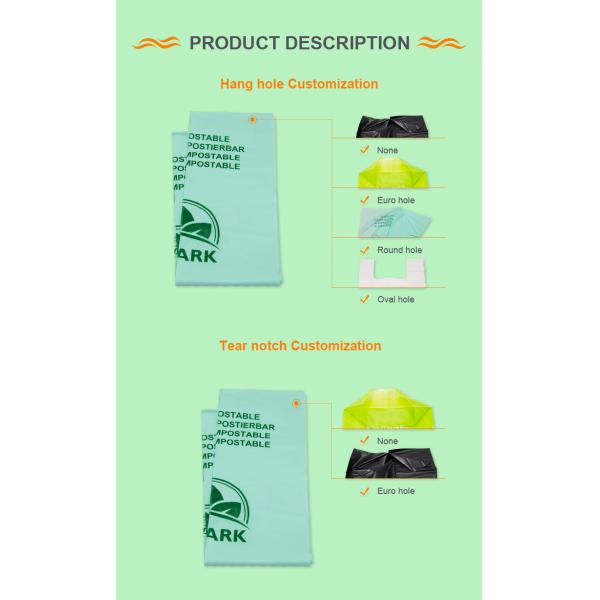 Intercon Pack Plastic Packaging Bag Biodegradable Cornstarch Carrier Bags