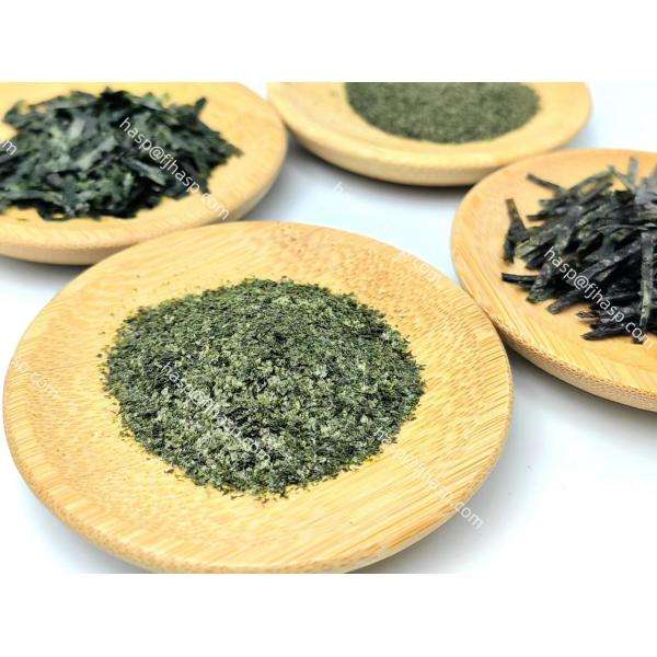Nutrient Healthy Rich Dark Green Roasted Edible Seaweed to Make Furikake
