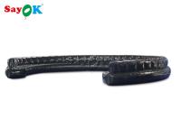 Coutume gonflable faite sur commande hermétiquemente scellé noire 7.3m de sofa d'explosion de produits