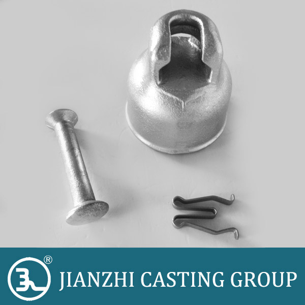 100KN metallic iron cap fitting for ceramic disc insulator