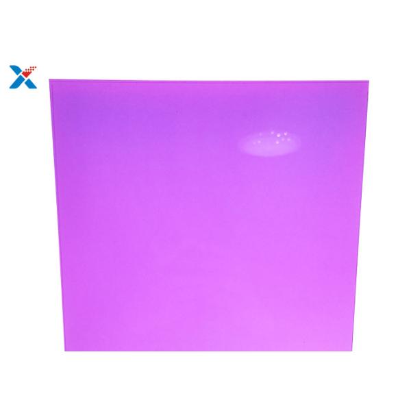Translucent Purple Colour Plastic Sheet 1.2g/Cm3 Density