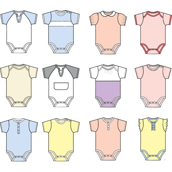 New Season | Newborn Short Sleeve Playsuit toddler Falbala Romper
