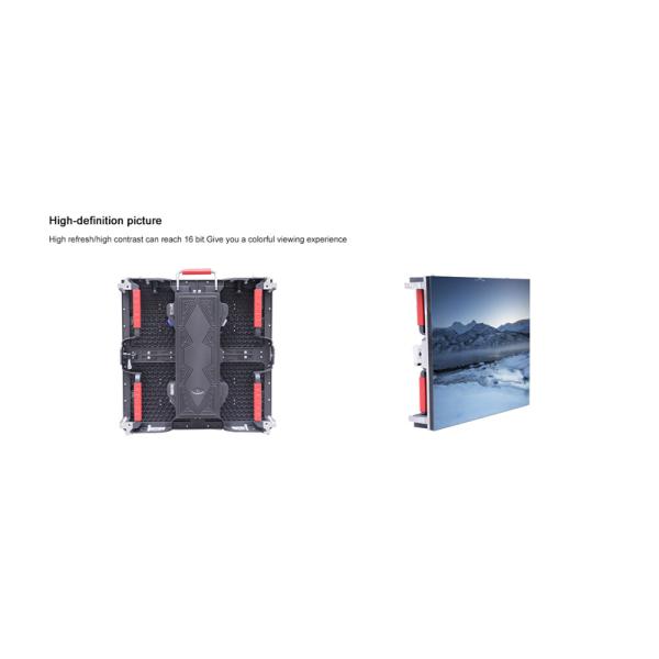 P3.91 Stage LED Screen Cabinet Ultra Thin Indoor LED Signs With 500*500mm