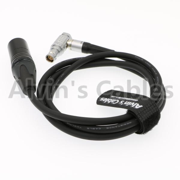 XLR 4 Pin Male to Right Angle Female 1B 6 Pin Elbow Cable For Red Scarlet Epic
