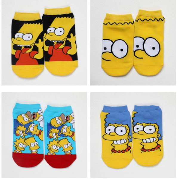 Popular Cartoon Patterned Ankle Socks , Jacquard Logo Childrens Ankle Socks