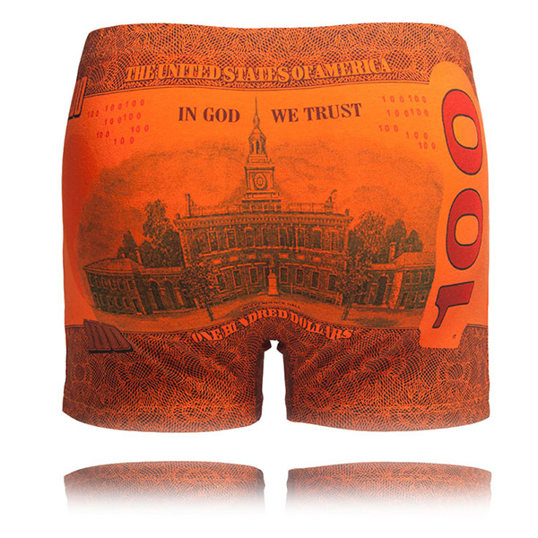 Fast deliver Underwear Men Letter Print Cotton Boxer Sexy Brand Cuecas Cool Mens Underwear