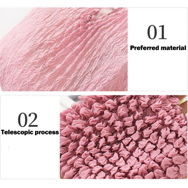 Magic Expansion Fold Pleated Flexible Stretch Mini Bag Large Capacity Bubble Elastic Paddy Portable Shopping Handbag Tote