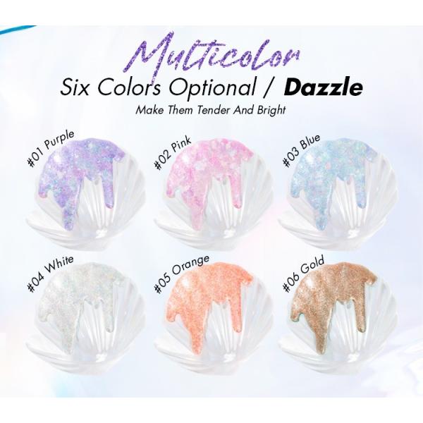 1.8g Duochrome Liquid Eyeshadow Gel Shimmer Eyeshadow 6 Colors Optional