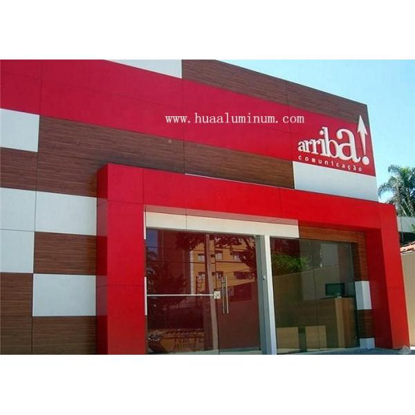 Corrosion Proof Exterior Aluminum Wall Panels , 16ft ACM Wall Panels