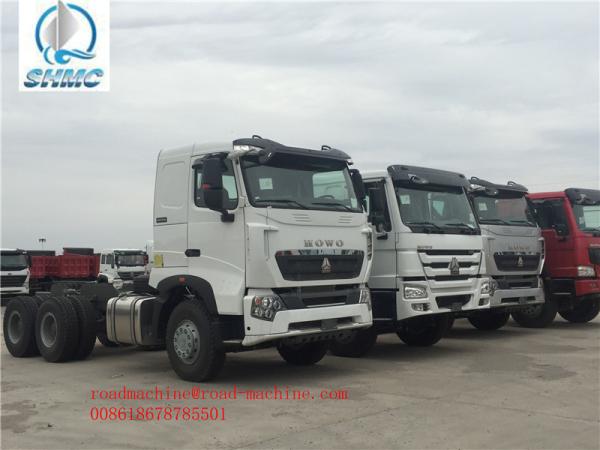 336HP Heavy Duty Prime Mover Truck  High Quality Tractor Truck Sinotruk 6x4  Blue color