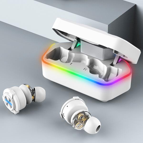 OEM ODM IPX3 Dual Microphone Earbuds , 3.7V Cell Phone Bluetooth Earphones