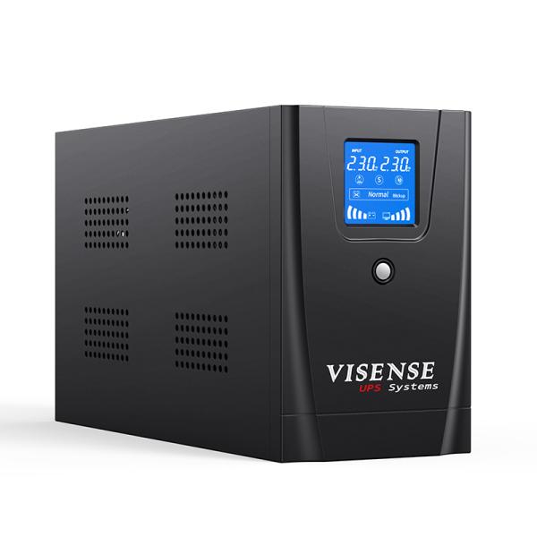 Visench 2Kva Lcd Display Backup Ups 2000Va 1200W Offline Ups для рабочего стола и ноутбука