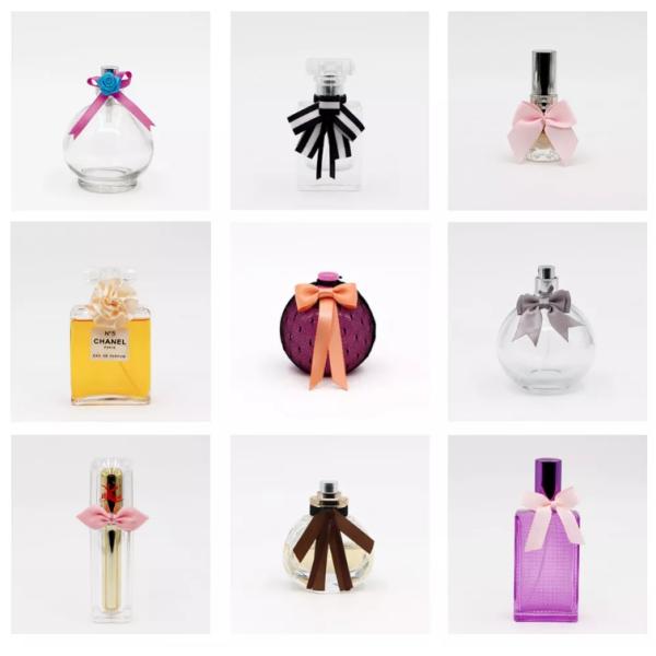 Настраиваемые подарки украшения ленты луки Сатин Grosgrain для бутылок Подарочные упаковки