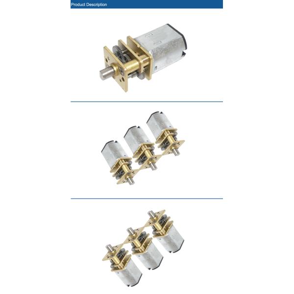 Hofon Motor GM12-N10VA Mini Electric Reduction Metal DC Gear Motor For Intelligent Robots Toy 3V 5V 6V 12V