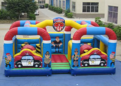 Factory Police Station Design Inflatable Fun City Waterproof Inflatable Bouncy Castle