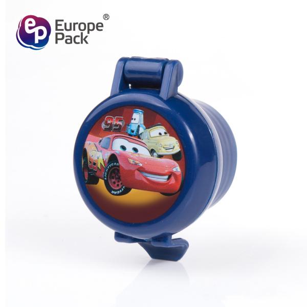 Cartoon design child resistance cap Wholesale plastic water bottle caps with straw