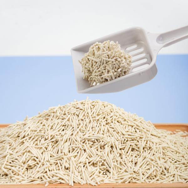 3.0mm Tofu Cat Litter Sand Quick Clumping OEM ODM 100% Natural Plant Strip Shape