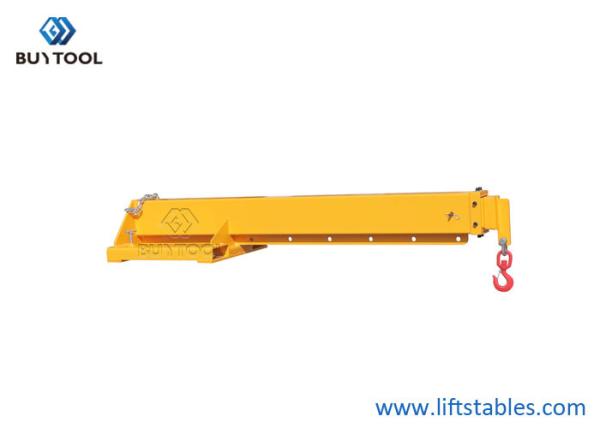 Empilhadeira telescópica Jib Crane Telescopic Fork Mounted do caminhão 640kg