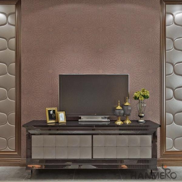 Современный экспортер Китай оптовика обоев 0.53*10м/ролл частицы волокна завода моды