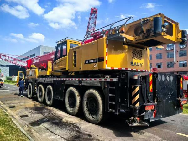 2022 Sany Used SAC3000 Crane With An 87m Main Boom, A 36m Jib, And A 100-Ton Counterweight. Excellent Working Condition.