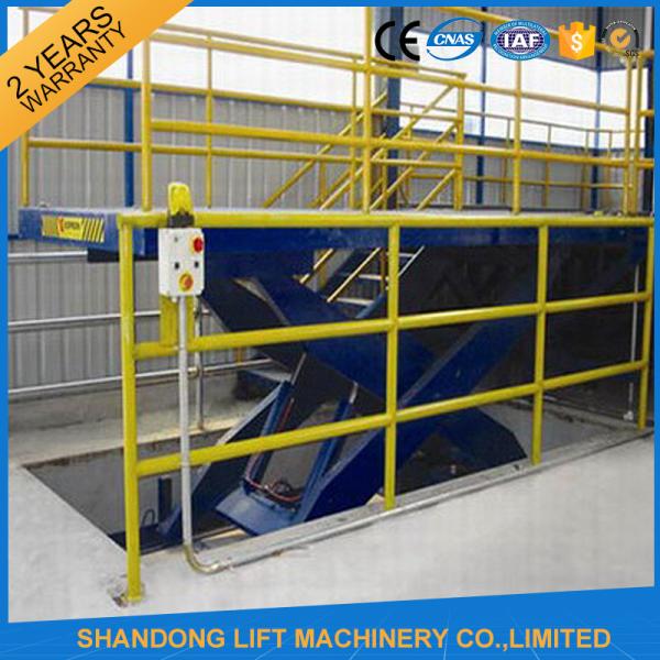 3 m 2 ton Mid Rise Stationary Hydraulic Scissor Lift with 220V / 380V Power Optional