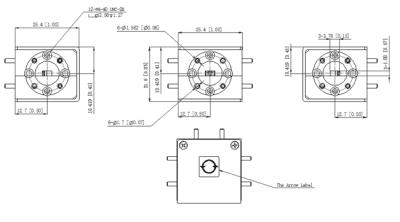 64-71GHz  WR-12  WAVEGUIDE  CIRCULATOR VN-WGCIR-6471-WR12
