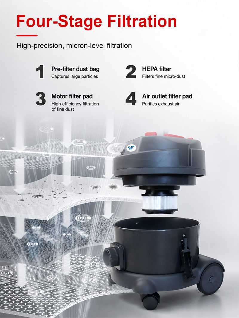 Convenient Commercial Vertical Vacuum Cleaner Special Silent Vacuum Cleaner for Hotel