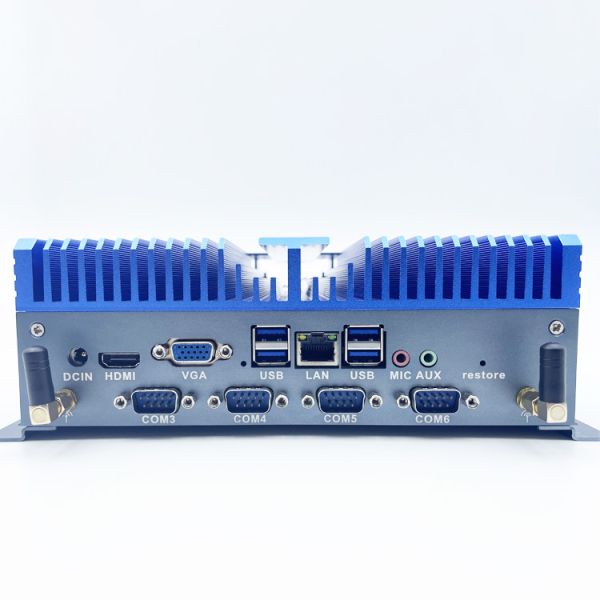 Fanless Industrial Embedded PC Intel Core I3/I5/I7 Dual Gigabit LAN COM/RS232/Parallel Port Win10/Linux USB3.0 Factory