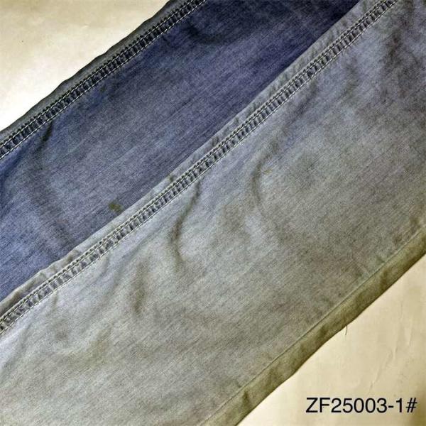 Lightweight Tencel Denim 4 Oz Denim Fabric For Shirt Making