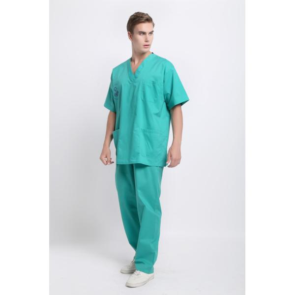 Медсестра 125 людей GSM v - костюм зеленого цвета шеи сплетенный равниной медицинский равномерный